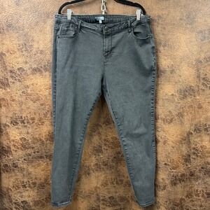 Madison Curvy Washed Black 20W Denim Jeans Western Country Plus Causal